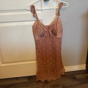 Satin and lace Chemis and Kimon